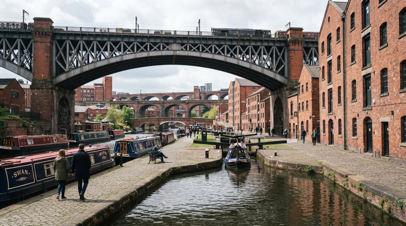 Castlefield,曼彻斯特:运河、高架桥和城市最安静的伟大故事