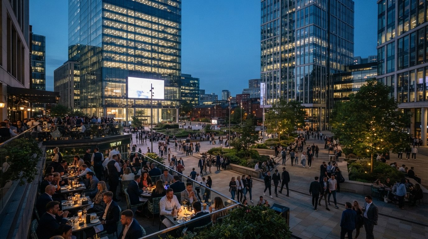 Spinningfields, Manchester: the city in a good jacket